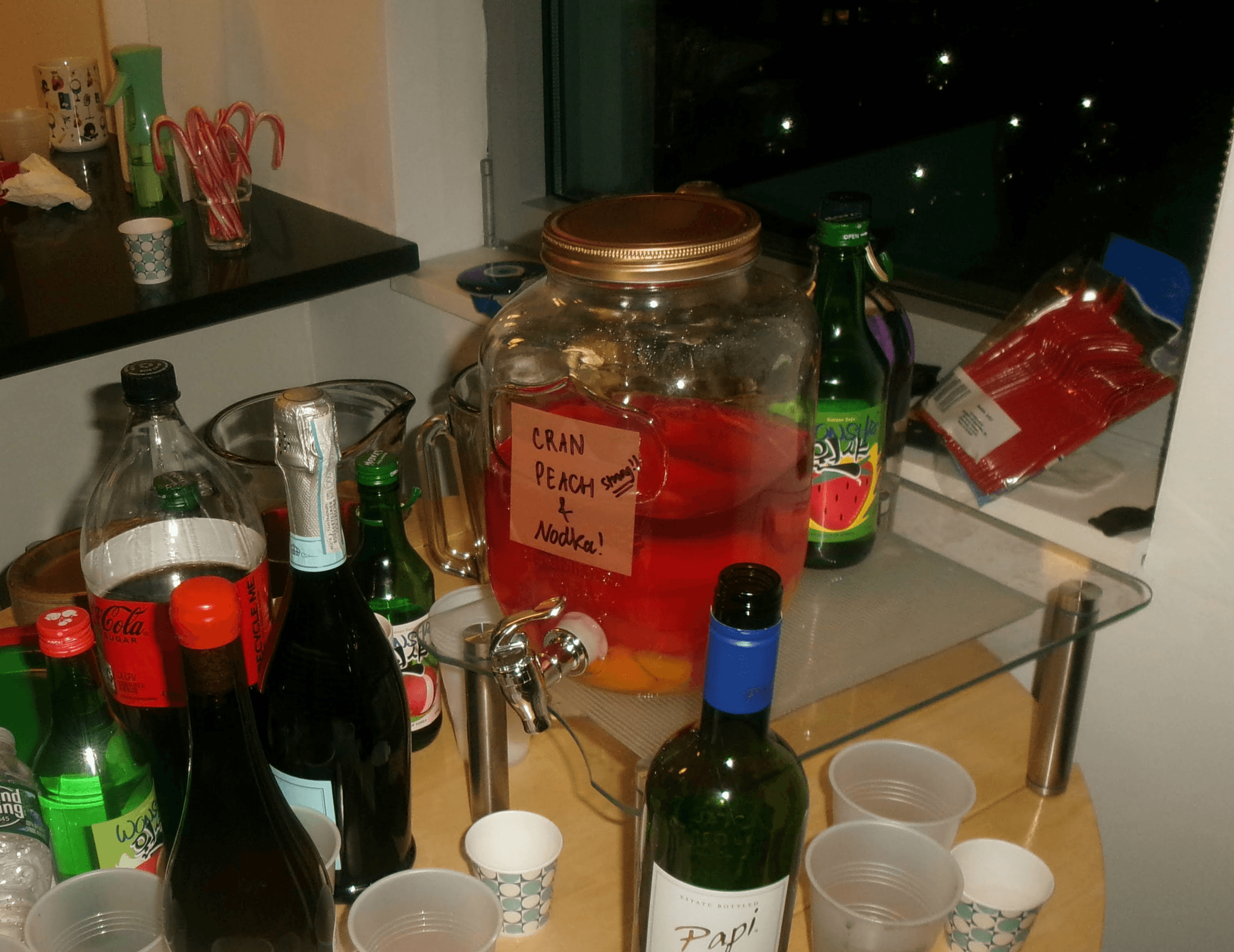 Cran-Peach Vodka
